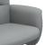 Scaun de relaxare cu taburet, gri deschis, textil GartenMobel Dekor