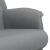 Scaun de relaxare cu taburet, gri deschis, textil GartenMobel Dekor