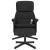Scaun rabatabil cu taburet, negru, material textil GartenMobel Dekor