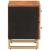 Noptieră, maro și negru, lemn masiv de mango GartenMobel Dekor