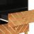 Noptieră, maro și negru, 50x33x60 cm, lemn masiv de mango GartenMobel Dekor