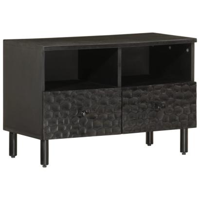 Comodă TV, negru, 70x33x46 cm, lemn masiv de mango GartenMobel Dekor