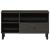 Dulap TV, negru, 80x33x46 cm, lemn masiv de mango GartenMobel Dekor