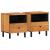 Noptiere, 2 buc., 40x33x46 cm, lemn masiv de acacia GartenMobel Dekor