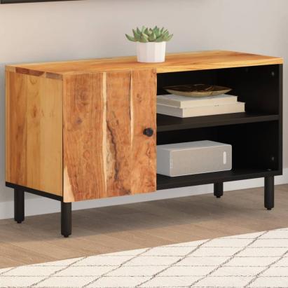 Dulap TV, 80x33x46 cm, lemn masiv de acacia GartenMobel Dekor