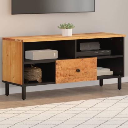Dulap TV, 100x33x46 cm, lemn masiv de acacia GartenMobel Dekor