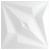 Panouri de perete 12 buc. alb 50x50 cm EPS 3 m² stea GartenMobel Dekor