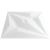 Panouri de perete 24 buc. alb 50x50 cm EPS 6 m² stea GartenMobel Dekor