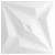 Panouri de perete 48 buc. alb 50x50 cm EPS 12 m² stea GartenMobel Dekor