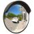Oglindă de trafic convexă exterior, negru, Ø60 cm, policarbonat GartenMobel Dekor