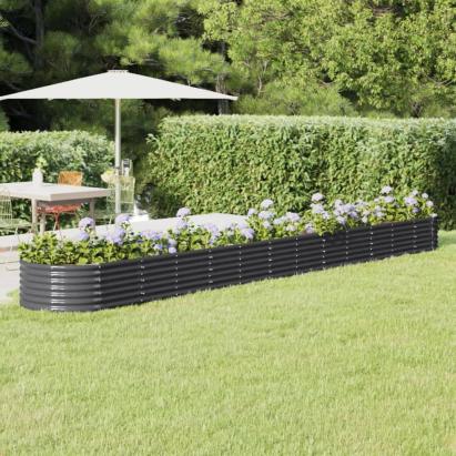 Strat înălțat grădină 512x80x36 cm oțel vopsit electrostatic GartenMobel Dekor