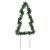 Decor brad cu lumini de Crăciun cu țăruși 3 buc. 50 LED 30 cm GartenMobel Dekor