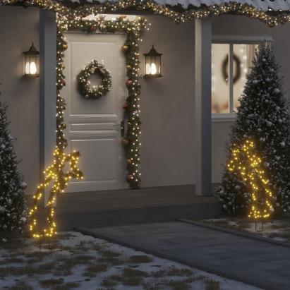 Decorațiune meteorit cu lumini de Crăciun/țăruși 115 LED 89 cm GartenMobel Dekor