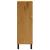 Dulap cu ușă din sticlă „FLAM” 92x40x122,5 cm lemn masiv de pin GartenMobel Dekor