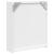 Dulap cu oglindă de baie cu lumină LED, alb, 45x13x52 cm GartenMobel Dekor