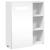 Dulap cu oglindă de baie cu lumină LED, alb, 45x13x52 cm GartenMobel Dekor