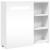 Dulap cu oglindă de baie cu lumină LED, alb, 60x13x52 cm GartenMobel Dekor