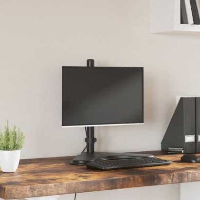 Suport de perete pentru monitor VESA 75/100 mm, negru, oțel GartenMobel Dekor