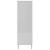 Șifonier SENJA, aspect ratan alb, 90x55x175 cm, lemn masiv pin GartenMobel Dekor