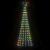 Con de lumină brad de Crăciun cu 275 LED-uri, multicolor 180 cm GartenMobel Dekor