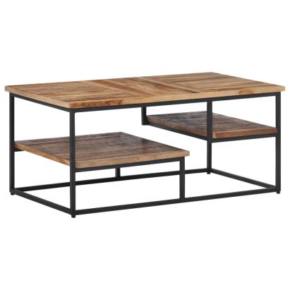 Măsuță de cafea, 90x50x39 cm, lemn masiv de tec reciclat GartenMobel Dekor