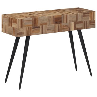 Masă consolă, 110x34x80 cm, lemn masiv de tec reciclat GartenMobel Dekor