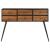 Masă consolă cu sertare, 116x30x76 cm, lemn masiv tec reciclat GartenMobel Dekor