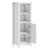 Dulap de baie BERG, alb, 40x34x110 cm, lemn masiv de pin GartenMobel Dekor