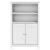 Dulap de baie BERG, alb, 69,5x34x110 cm, lemn masiv de pin GartenMobel Dekor