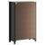 Dulap de baie BERG, negru, 69,5x34x110 cm, lemn masiv de pin GartenMobel Dekor