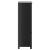 Dulap de baie BERG, negru, 69,5x34x110 cm, lemn masiv de pin GartenMobel Dekor