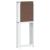 Depozitare deasupra toaletei „BERG” alb 60x27x164,5 cm lemn GartenMobel Dekor