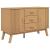 Dulap "OLDEN", maro, 114x43x73,5 cm, lemn masiv pin GartenMobel Dekor