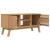 Dulap TV „OLDEN”, maro, 114x43x57 cm, lemn masiv pin GartenMobel Dekor