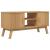Dulap TV „OLDEN”, maro, 114x43x57 cm, lemn masiv pin GartenMobel Dekor