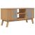 Dulap TV „OLDEN”, gri/maro, 114x43x57 cm, lemn masiv pin GartenMobel Dekor