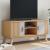Dulap TV „OLDEN”, gri/maro, 114x43x57 cm, lemn masiv pin GartenMobel Dekor