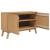 Dulap "OLDEN", maro, 114x43x73,5 cm, lemn masiv pin GartenMobel Dekor