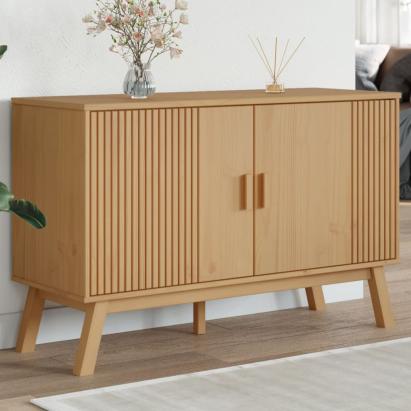 Dulap "OLDEN", maro, 114x43x73,5 cm, lemn masiv pin GartenMobel Dekor