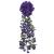 Ghirlande de flori artificiale, 3 buc., violet închis, 85 cm GartenMobel Dekor