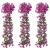Ghirlande de flori artificiale, 3 buc., violet deschis, 85 cm GartenMobel Dekor