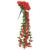 Ghirlande de flori artificiale, 3 buc., roșu, 85 cm GartenMobel Dekor