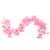 Ghirlande de flori artificiale, 6 buc., roz închis, 180 cm GartenMobel Dekor