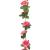 Ghirlande de flori artificiale, 6 buc., roșu roz, 240 cm GartenMobel Dekor