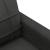 Fotoliu canapea, negru, 60 cm, material textil GartenMobel Dekor