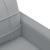 Canapea cu 2 locuri, gri deschis, 120 cm, material textil GartenMobel Dekor