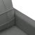 Canapea cu 2 locuri, gri închis, 120 cm, material textil GartenMobel Dekor