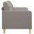 Canapea cu 2 locuri, gri taupe, 140 cm, material textil GartenMobel Dekor