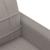 Canapea cu 2 locuri, gri taupe, 140 cm, material textil GartenMobel Dekor