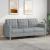Canapea cu 3 locuri, gri deschis, material 180CM textil GartenMobel Dekor